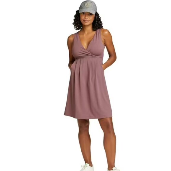 NWT Eddie Bauer Women's Aster Crossover Dress size XL - Picture 1 of 7